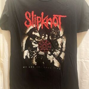 Black Slipknot Graphic T-Shirt